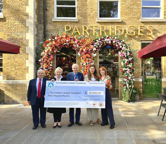 Partridges Raises £30,000 to The Children’s Surgery Foundation