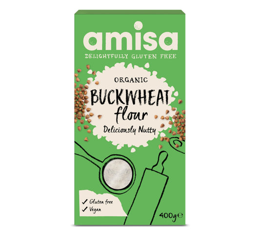 Amisa Organic Gluten Free Buckwheat Flour 400g