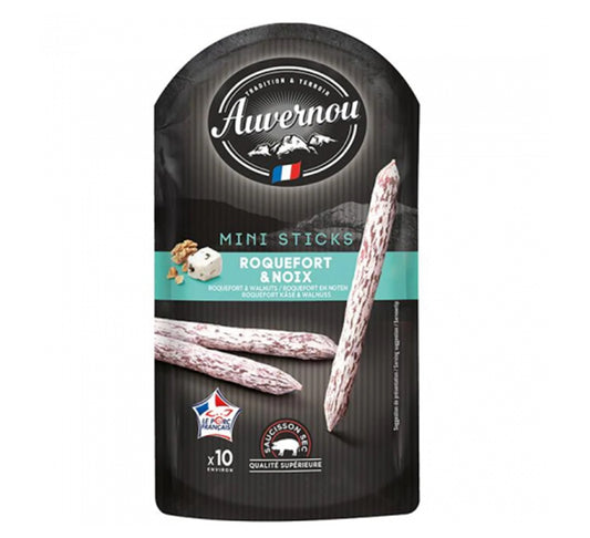 Auvernou Roquefort & Walnut Mini Sticks 100g