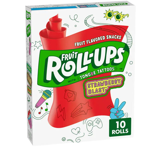 Betty Crocker Fruit Roll-Ups Strawberry Blast 141g