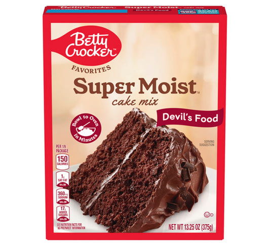 Betty Crocker Super Moist Devil's Food Cake Mix 432g