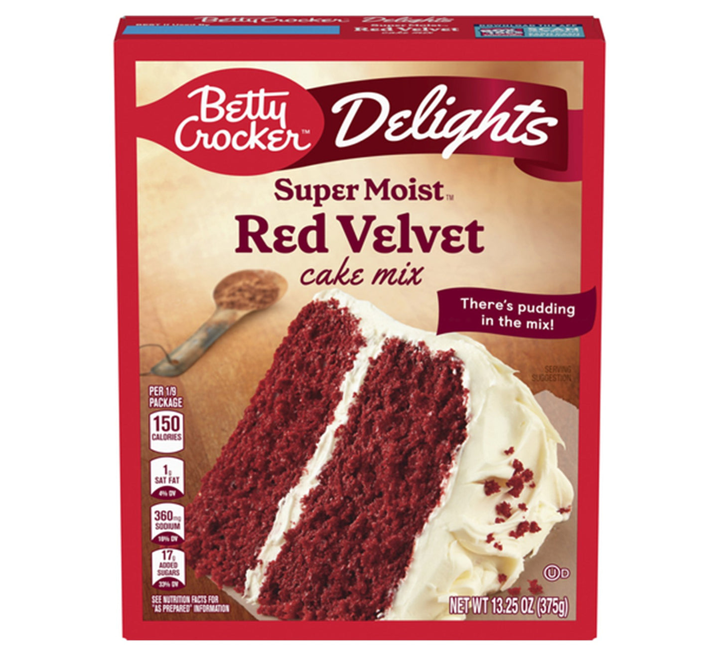 Betty Crocker Super Moist Red Velvet Cake Mix 375g