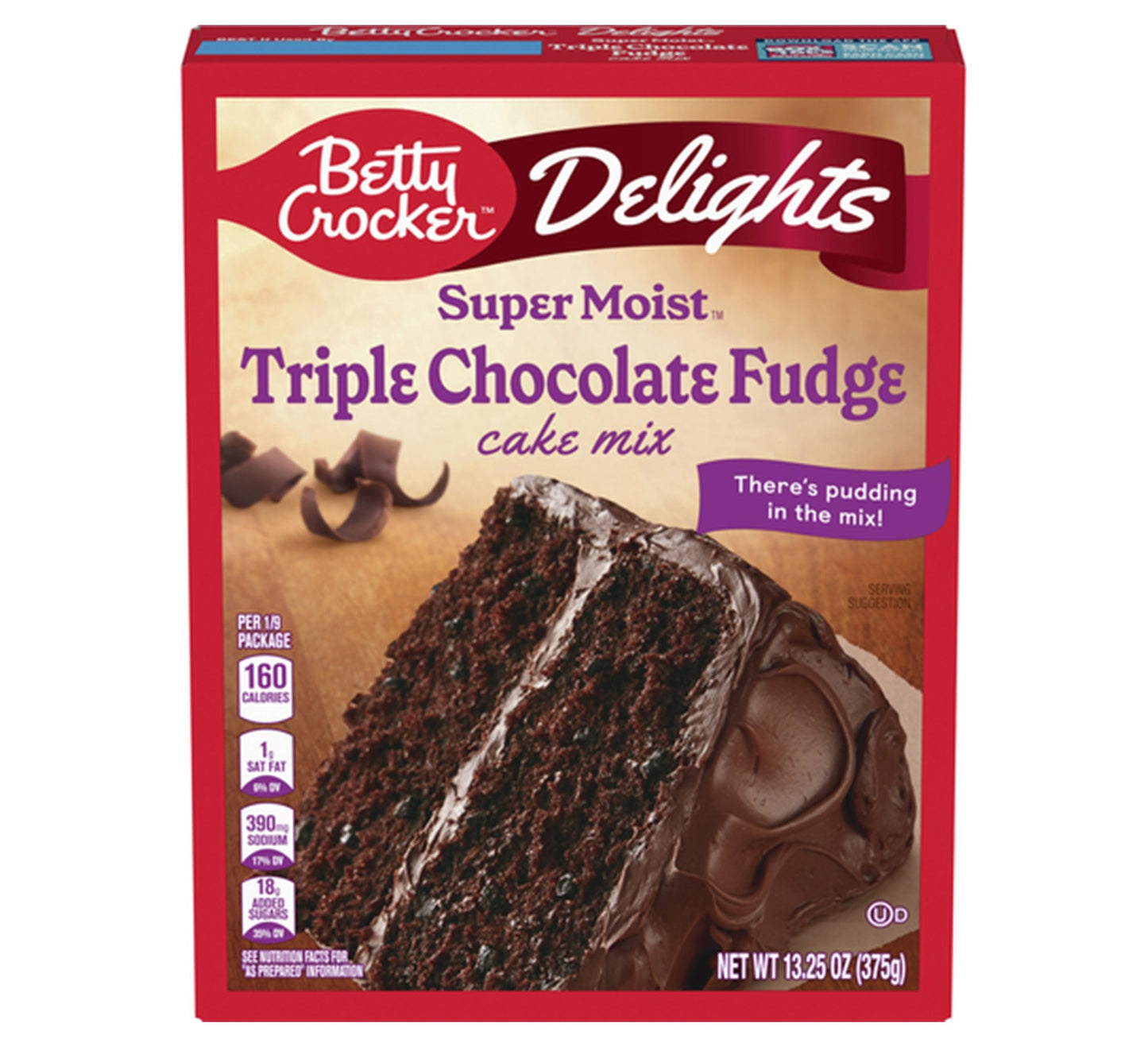 Betty Crocker Super Moist Triple Chocolate Cake Mix 375g