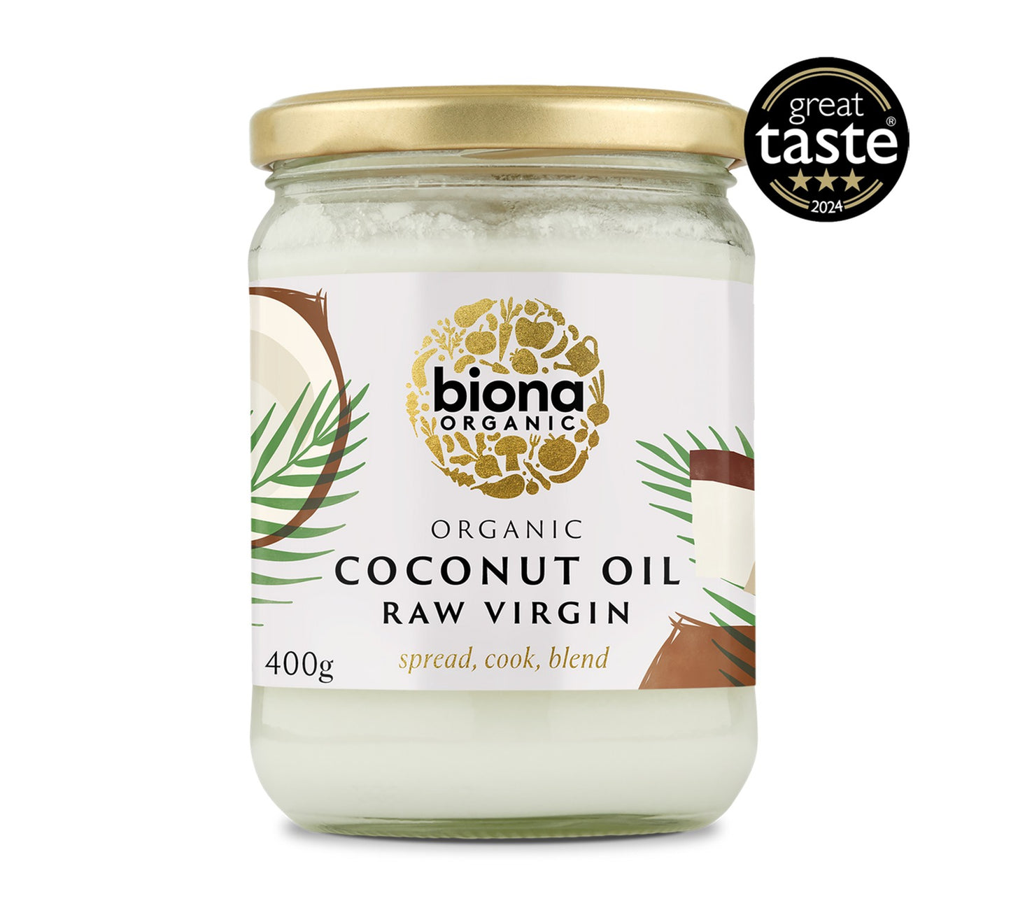 Biona Organic Raw Virgin Coconut Oil 400g