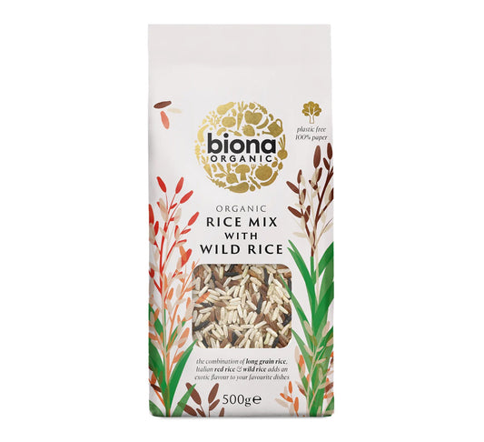Biona Organic Rice Mix with Wild Rice 500g