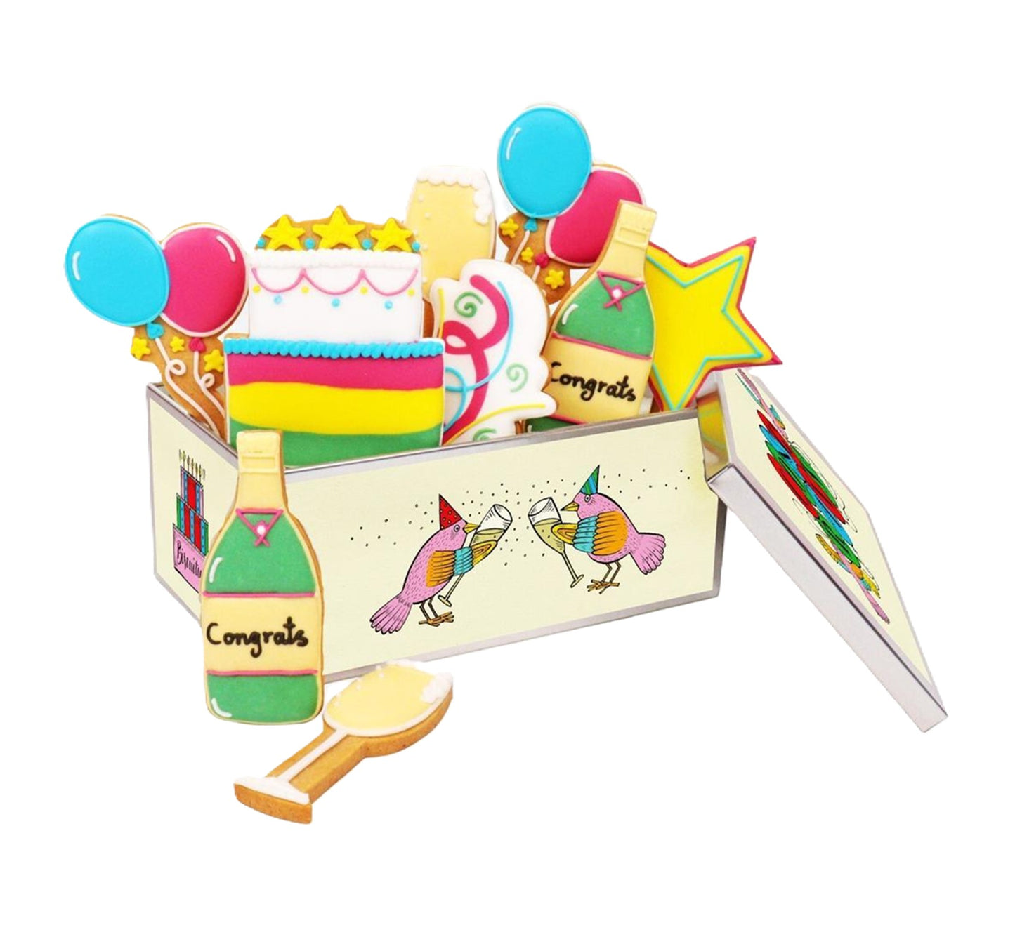 Biscuiteers Congratulations Biscuit Tin 160g