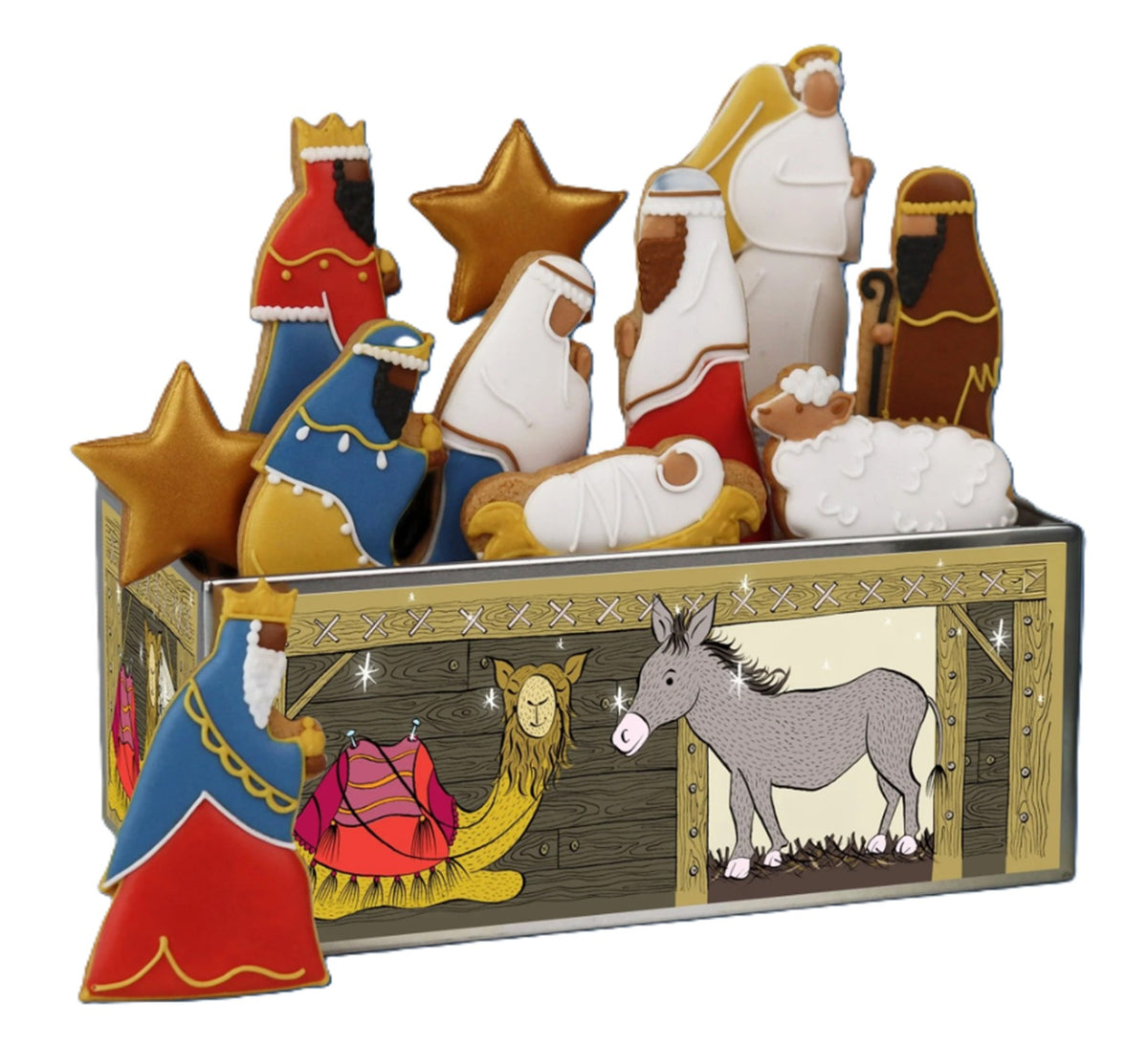 Biscuiteers Nativity Christmas Biscuit Tin