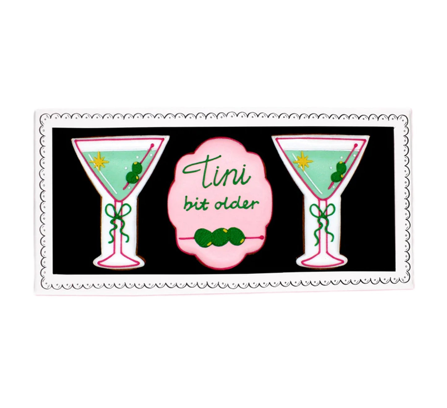 Biscuiteers Tini Bit Older Letterbox Biscuits 50g