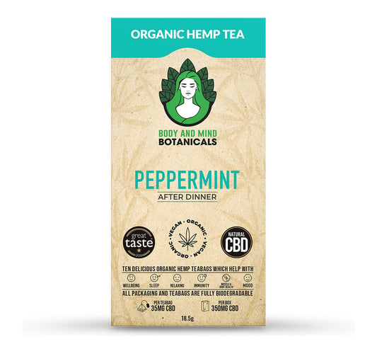 Body & Mind Botanicals Organic Peppermint Tea 10 Teabags