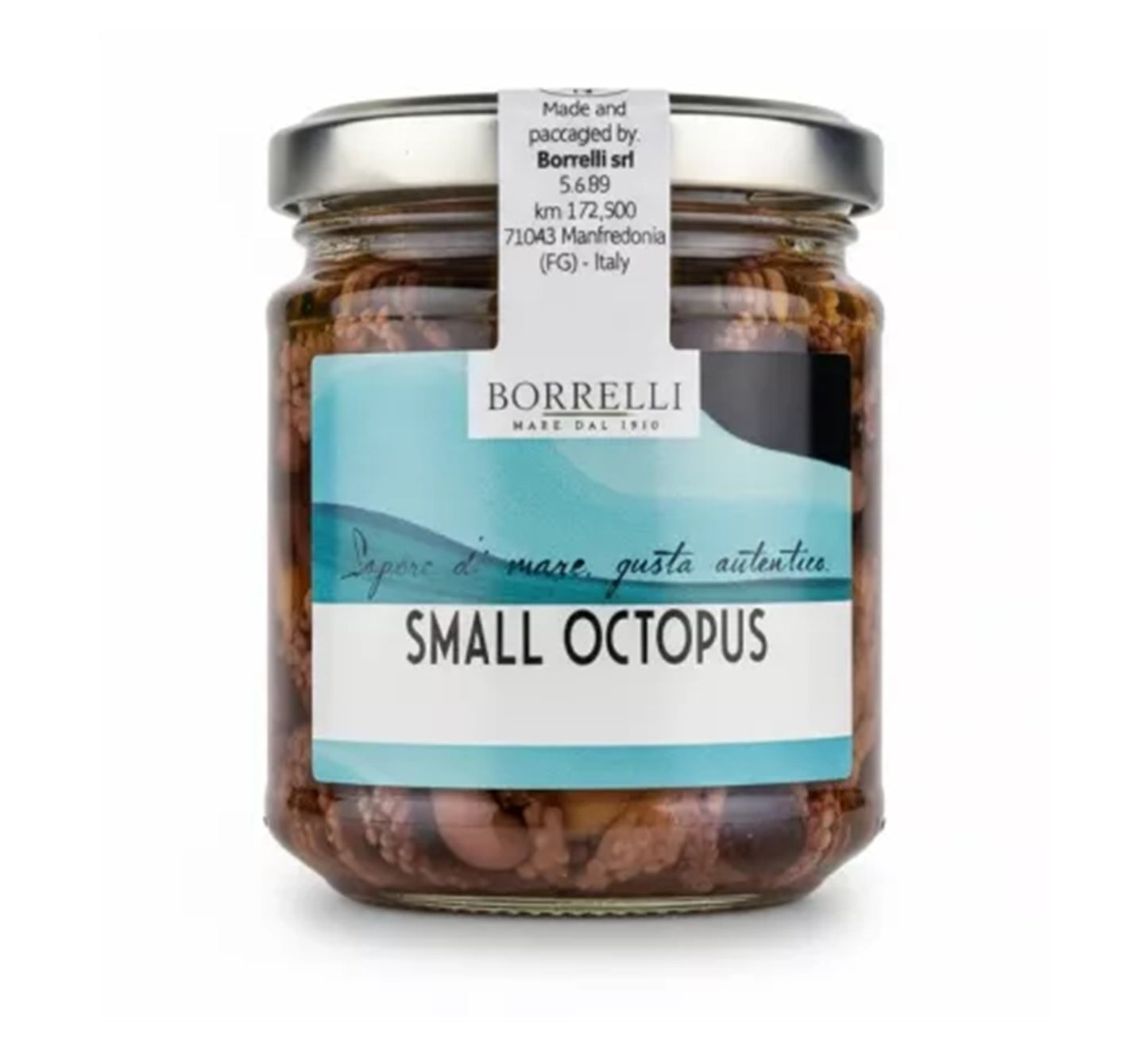 Borrelli Small Octopus in Sunflower Oil 180g