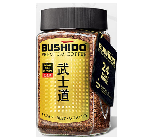 Bushido 24 Karat Gold Instant Coffee 100g