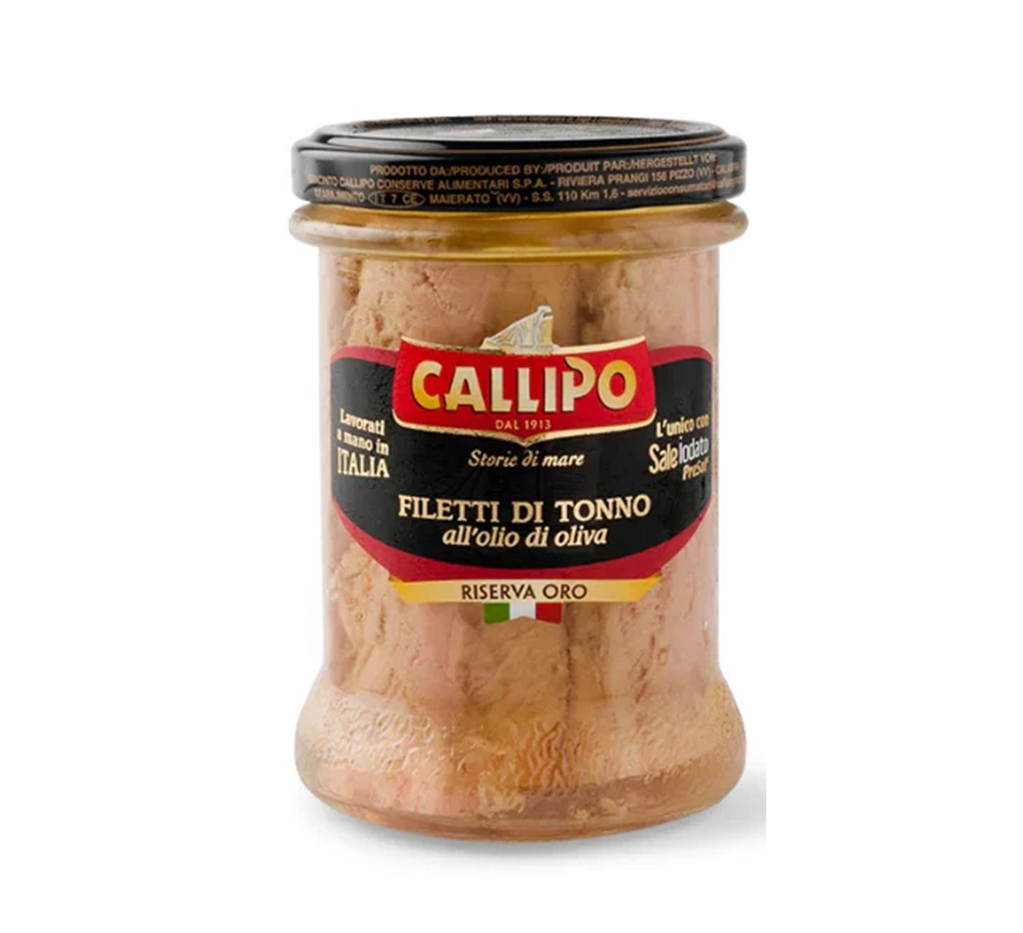 Callipo Riserva Oro Tuna Fillets in Olive Oil 200g