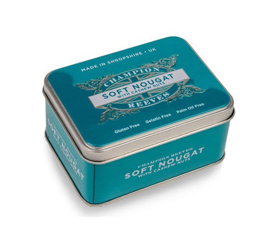 Champion & Reeves Soft Nougat with Cashew Nuts in Luxury Embossed Tin 108g