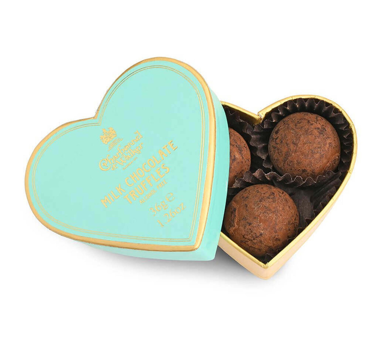 Charbonnel Milk Chocolate Truffles Mini Heart 36g