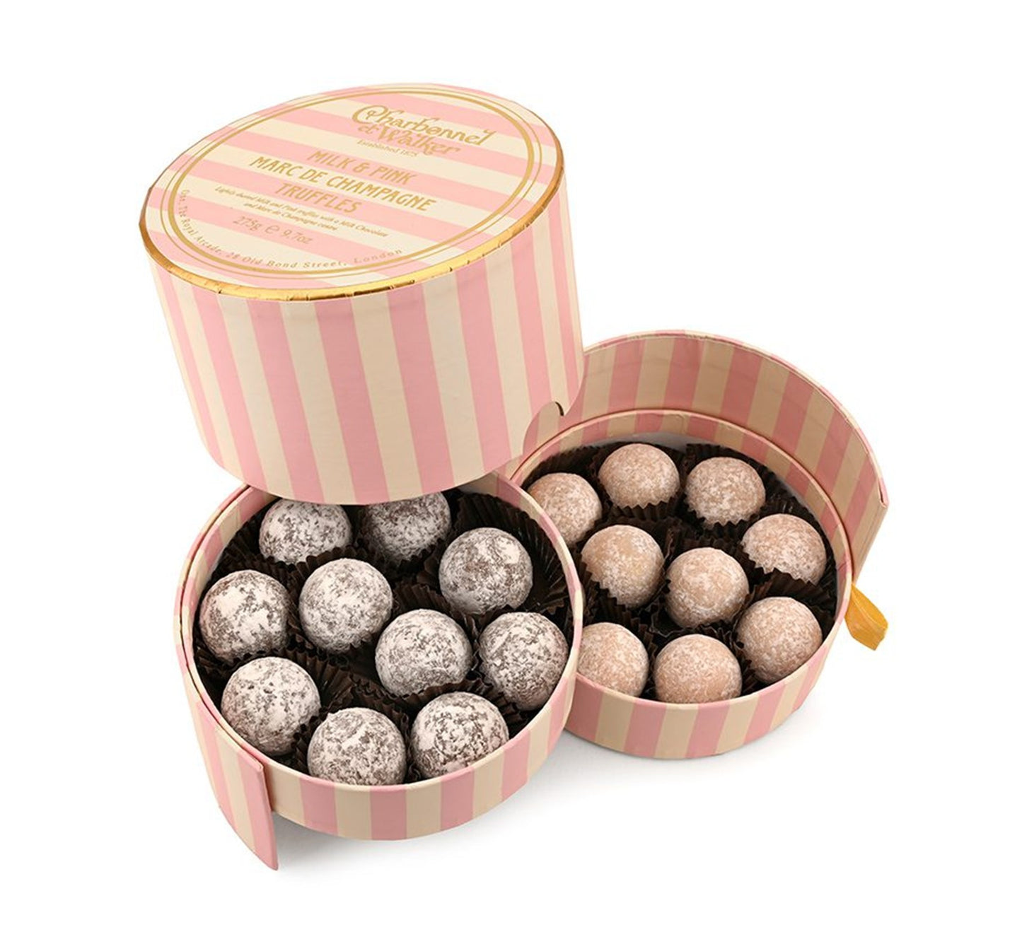 Charbonnel et Walker Pink & Milk Marc de Champagne Truffles 275g