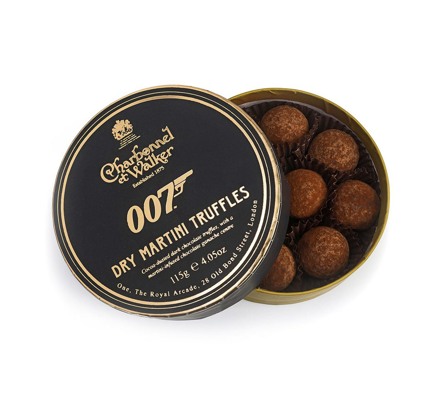 Charbonnel et Walker 007 Dry Martini Truffles 115g