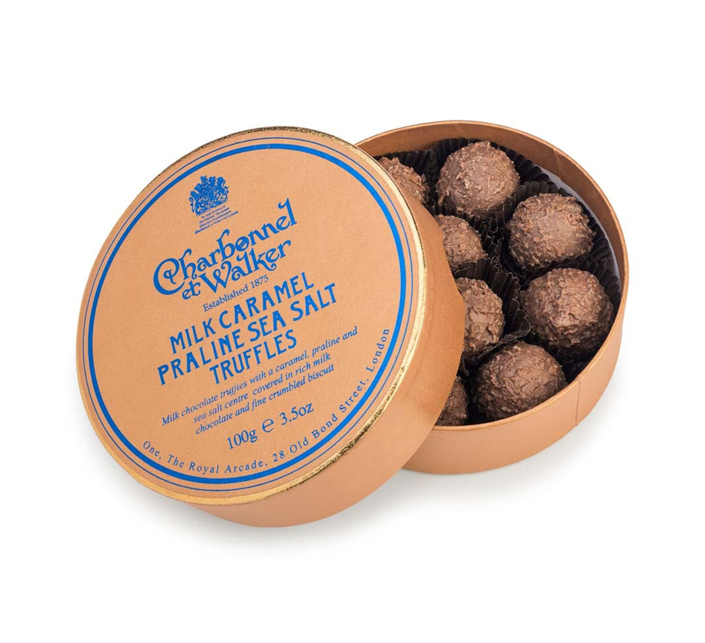 Charbonnel et Walker Milk Caramel Praline Sea Salt Truffles 100g