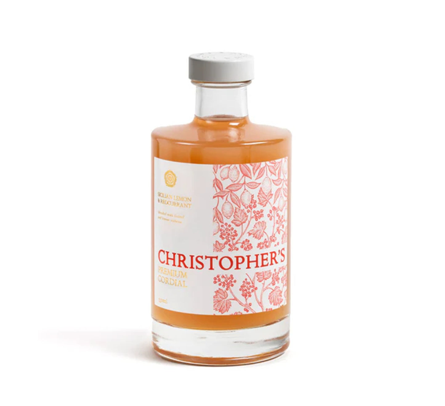 Christopher's Premium Cordial Sicilian Lemon & Redcurrant 350ml
