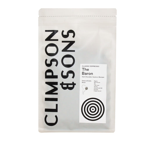 Climpson & Sons The Baron Whole Bean Coffee 250g