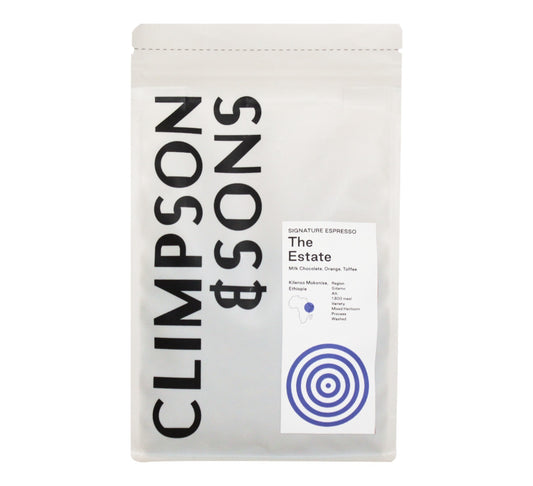 Climpson & Sons The Estate Whole Bean Coffee 250g
