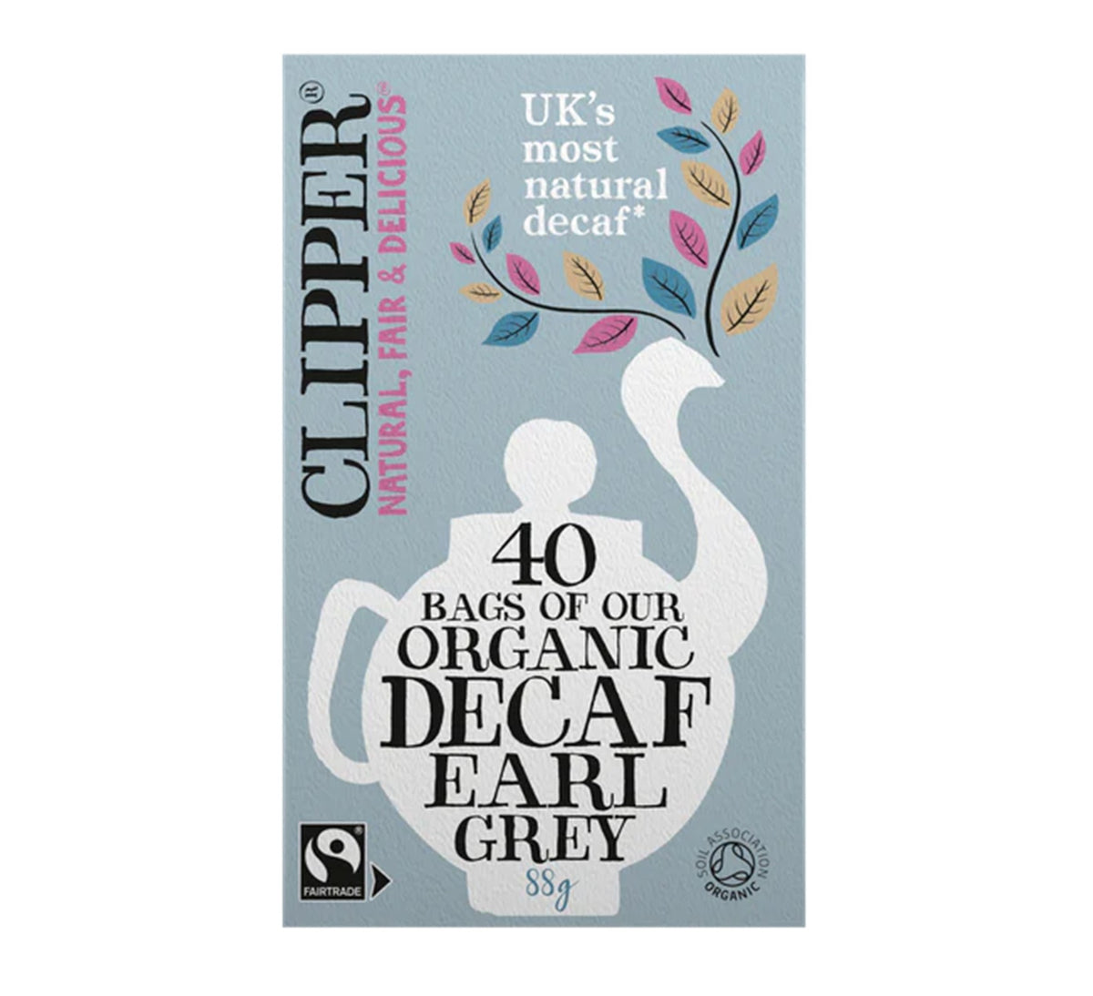 Clipper Organic Decaf Earl Grey Tea 40 Teabags