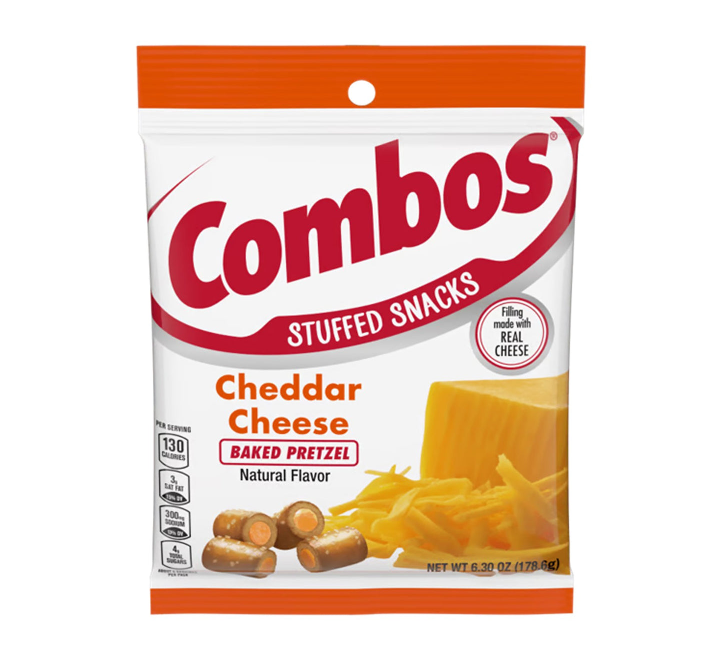 Combos Cheddar Cheese Baked Pretzel 178g