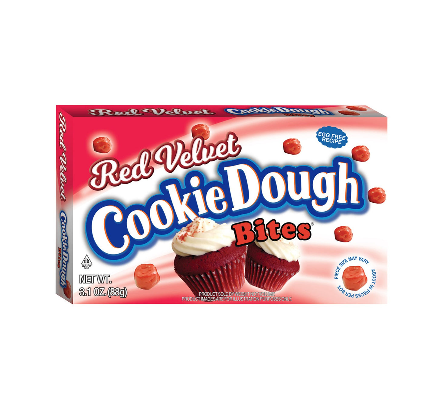 Cookie Dough Bites Red Velvet 88g