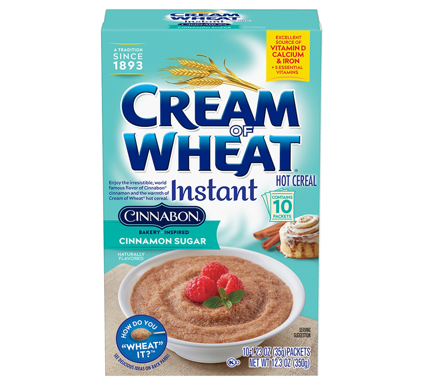 Cream of Wheat Cinnabon Instant Hot Cereal 350g