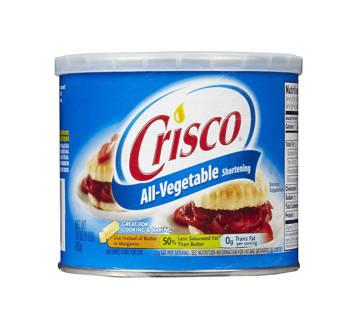 Crisco All Vegetable Shortening 453g