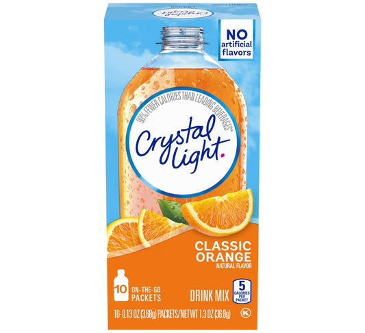 Crystal Light Classic Orange Drink Mix 36g