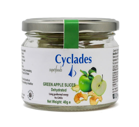 Cyclades Dehydrated Green Apple Slices 40g