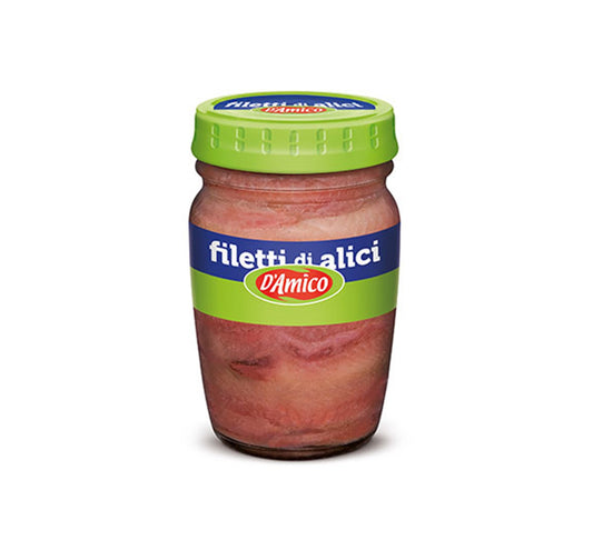 D'Amico Anchovy Fillets 80g