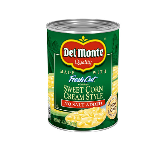 Del Monte Golden Sweetcorn Cream Style No Salt Added 418g