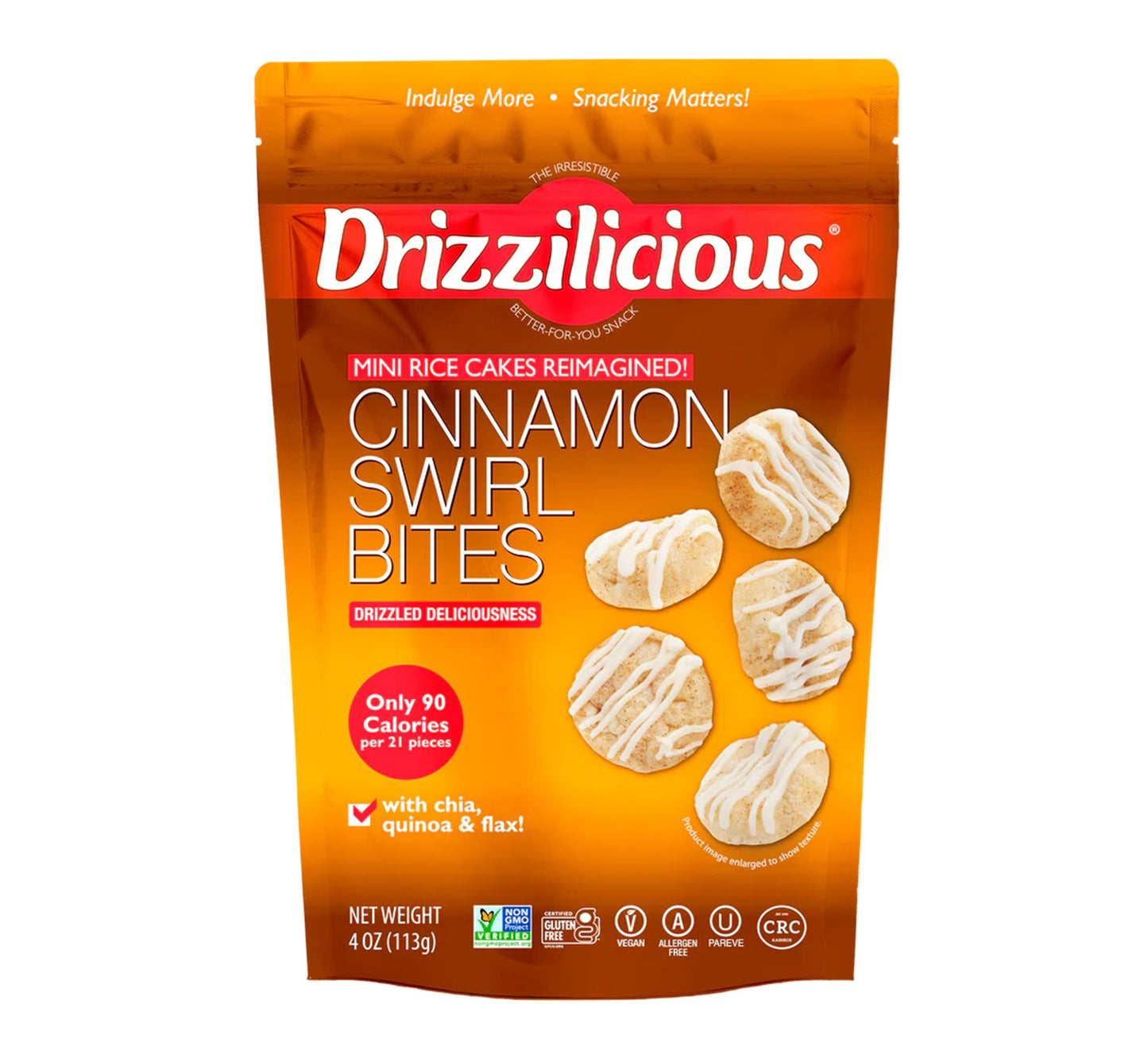 Drizzilicious Cinnamon Swirl Bites 113g