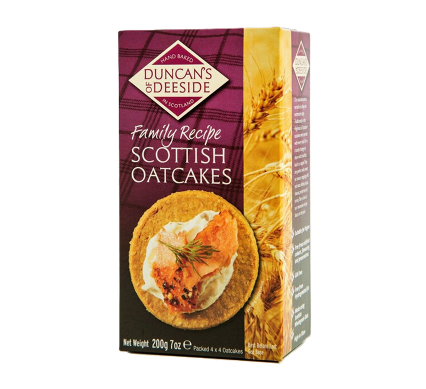 Duncan's of Deeside Family Recipe Scottish Oatcakes 200g