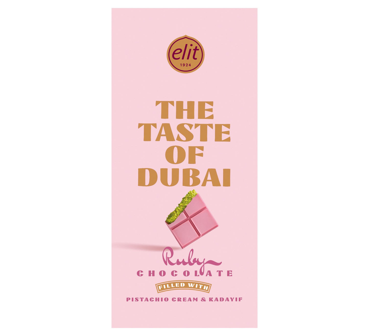ELIT The Taste of Dubai Ruby Chocolate Bar 90g