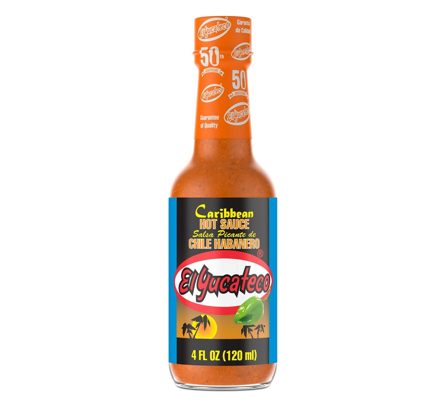 El Yucateco Caribbean Habanero Hot Sauce 120ml