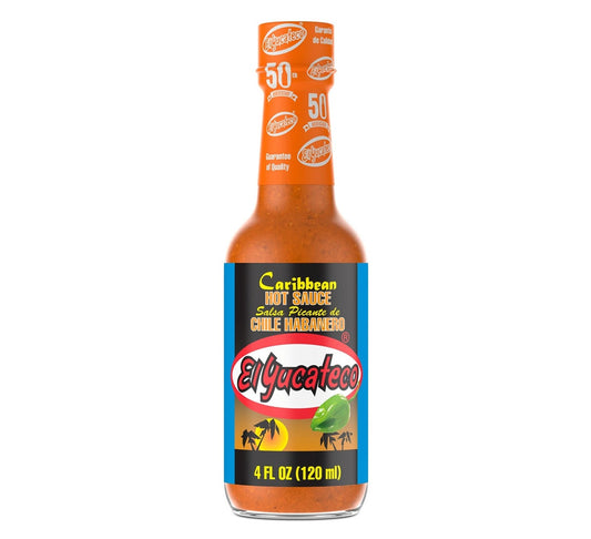 El Yucateco Caribbean Habanero Hot Sauce 120ml