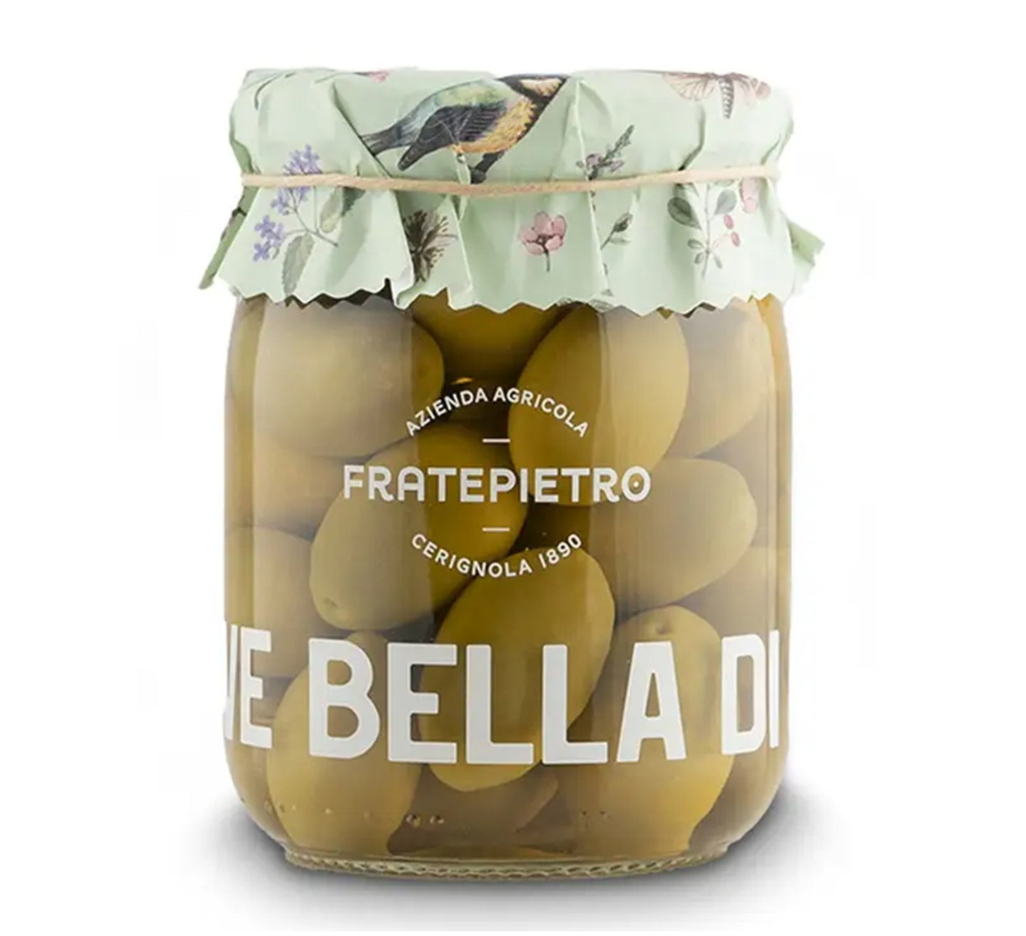 Fratepietro Bella di Cerignola Green Olives in Brine 550g
