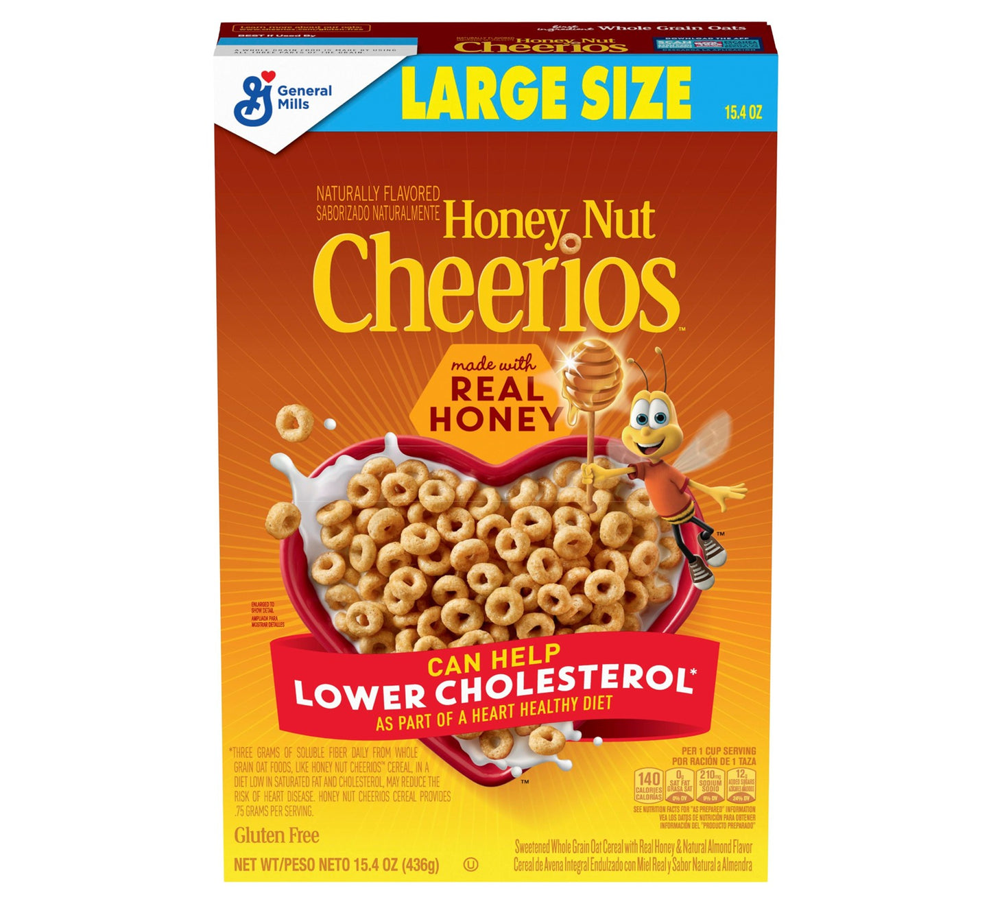 General Mills Honey Nut Cheerios 436g
