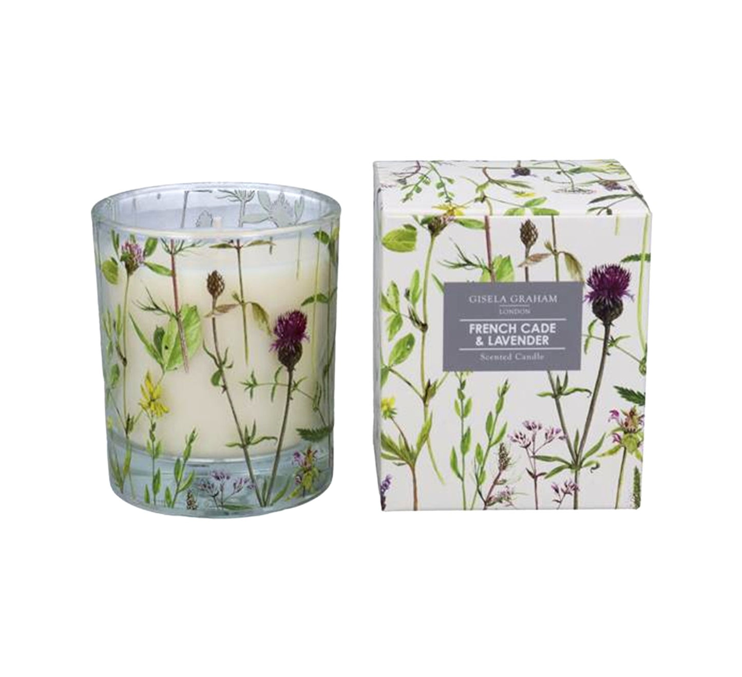 Gisela Graham French Cade & Lavender Boxed Scented Candle