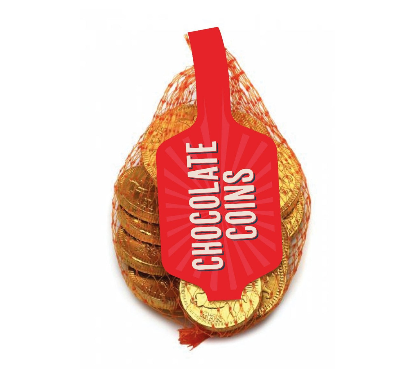 Gold Foiled Milk Chocolate Coins Net 50g