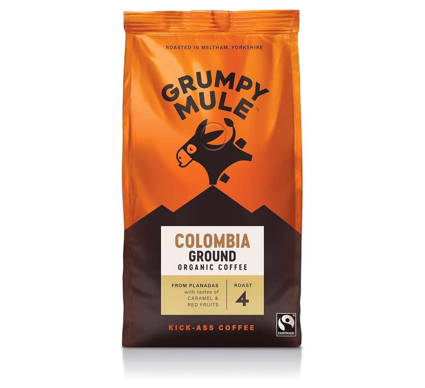 Grumpy Mule Fairtrade Organic Colombian Ground Coffee 200g