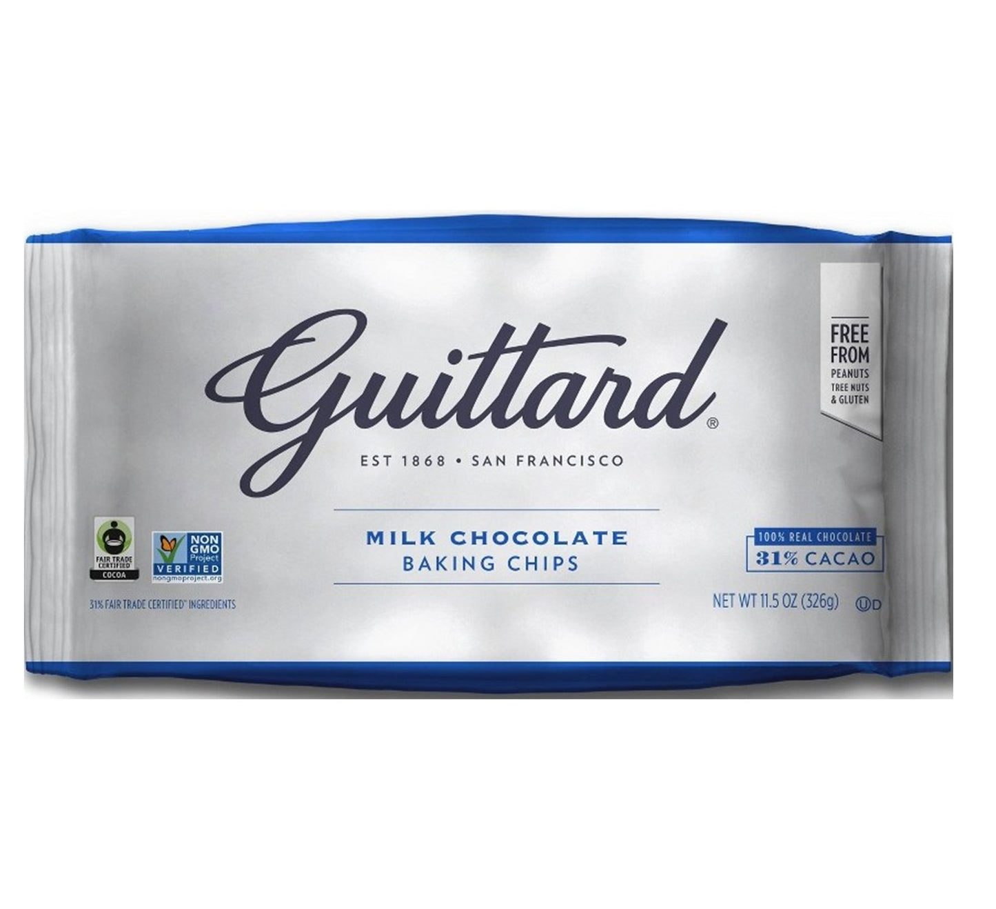 Guittard Milk Chocolate Baking Chips 31% Cacao 326g