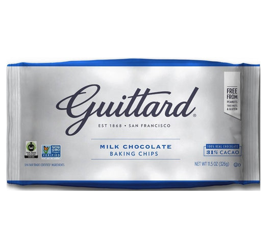 Guittard Milk Chocolate Baking Chips 31% Cacao 326g
