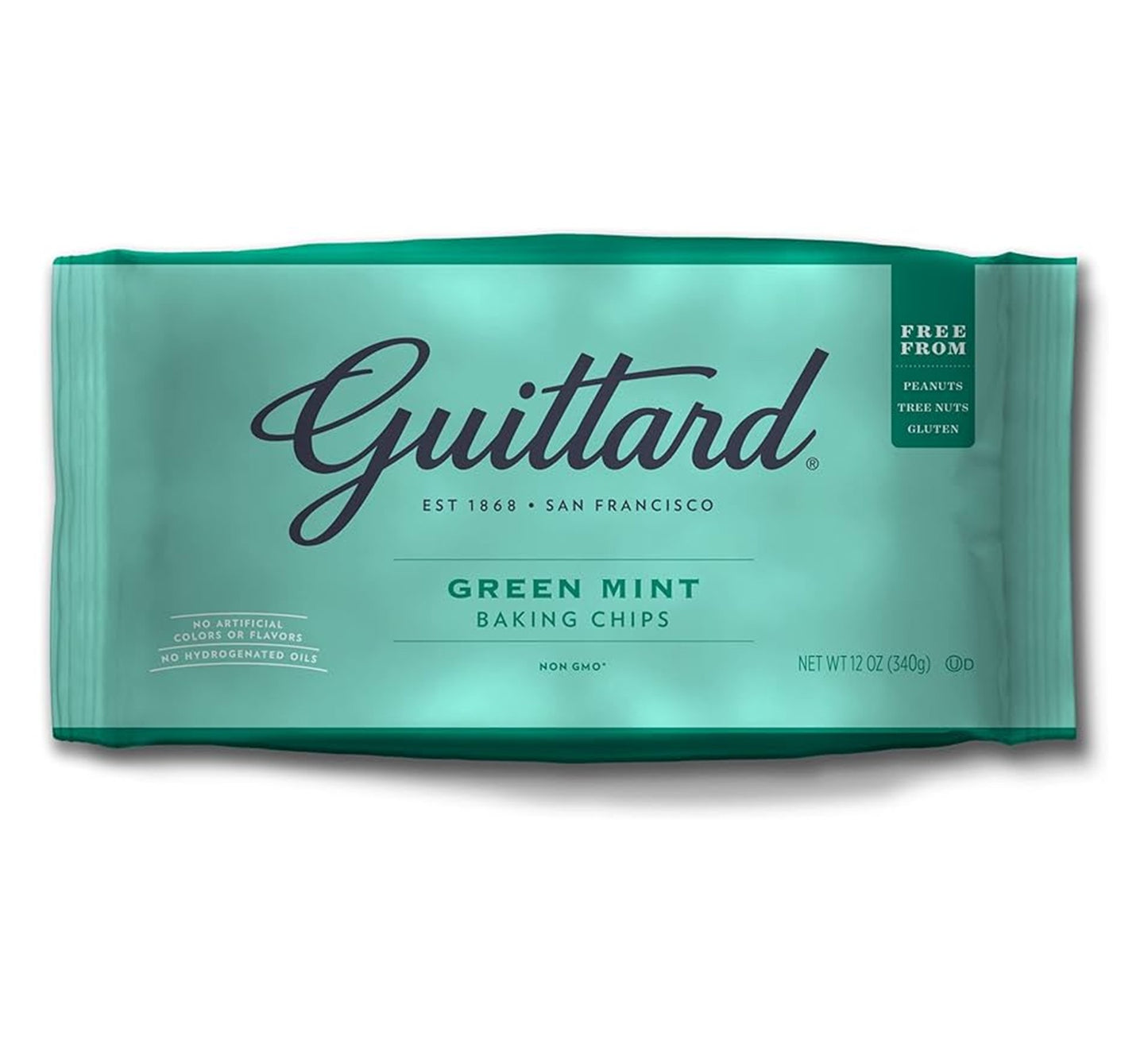 Guittard Green Mint Chocolate Chips 340g