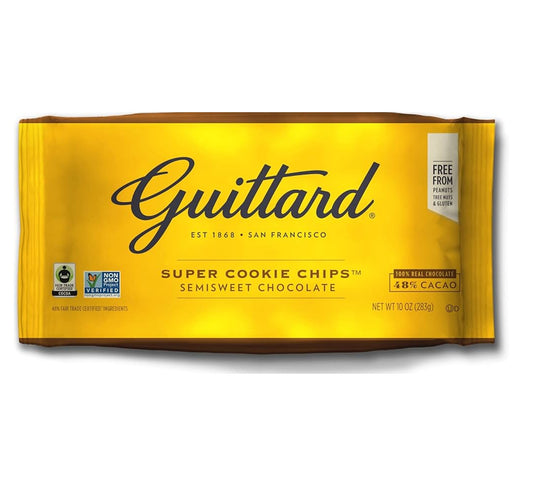 Guittard Super Cookie Semisweet Chocolate Baking Chips 48% Cacao 283g