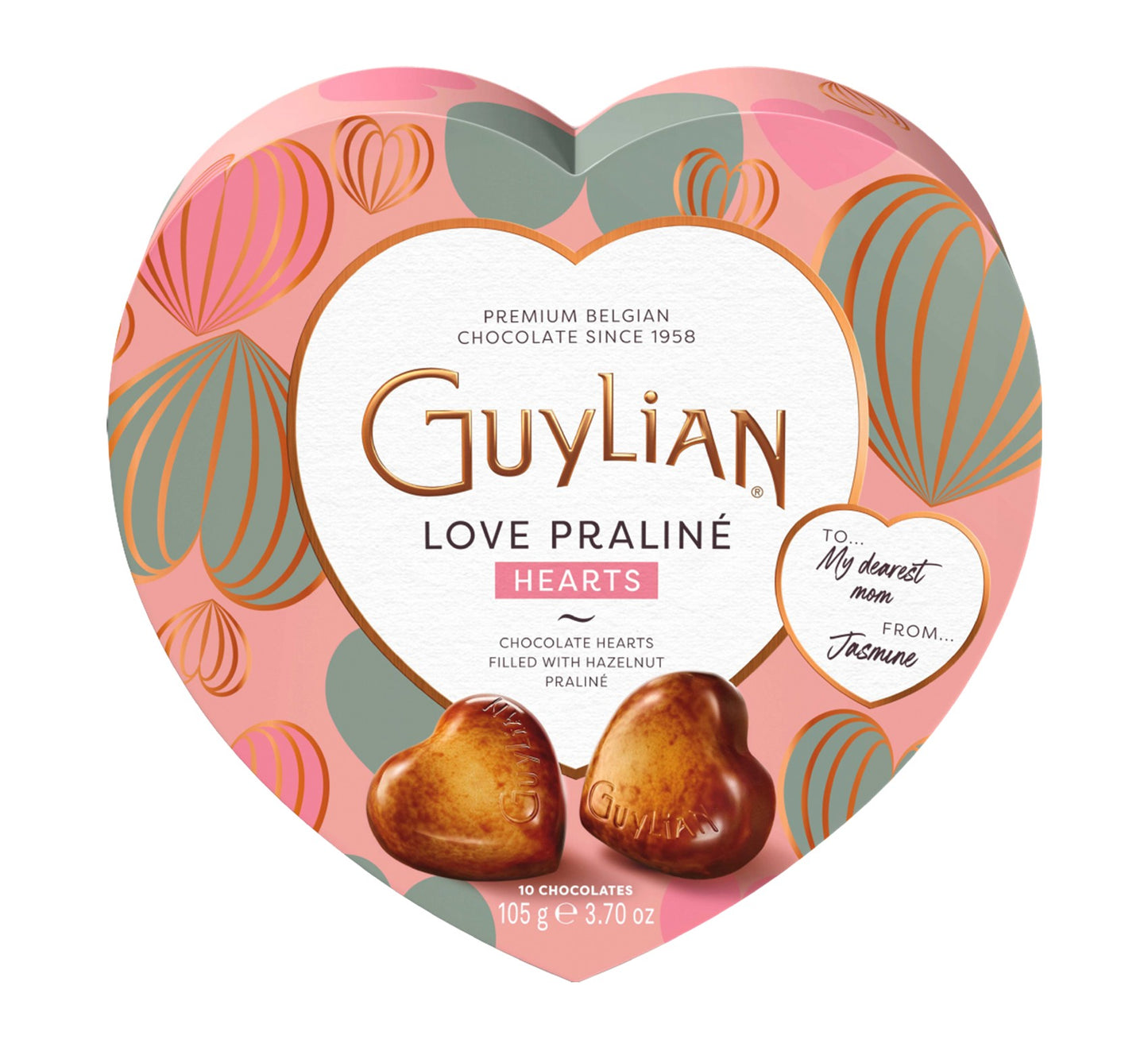 Guylian Love Praline Chocolate Hearts 105g