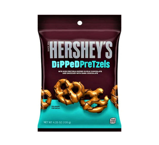 Hershey's Chocolate Dipped Pretzels 120g