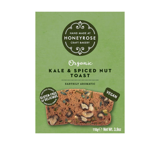 Honeyrose Craft Bakery Organic Kale & Spiced Nut Toast 110g